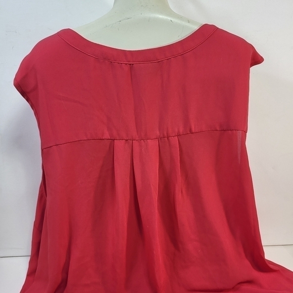 Torrid Harper Georgette Pullover 3/4 Sleeve Blouse - Picture 6 of 9